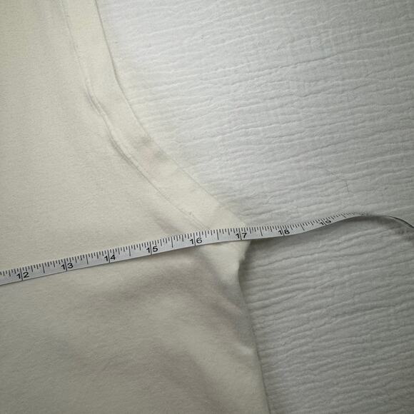 Skims Mock Neck Stretch Tank Top Cream Women’s 4XL Clean Girl Minimalist Plus - Picture 6 of 10